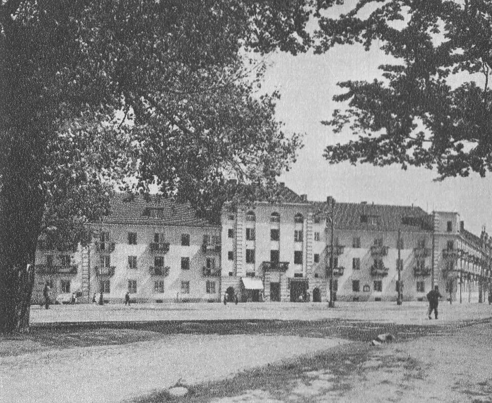 Budynek I kolonii WSM przy placu Wilsona, 1931