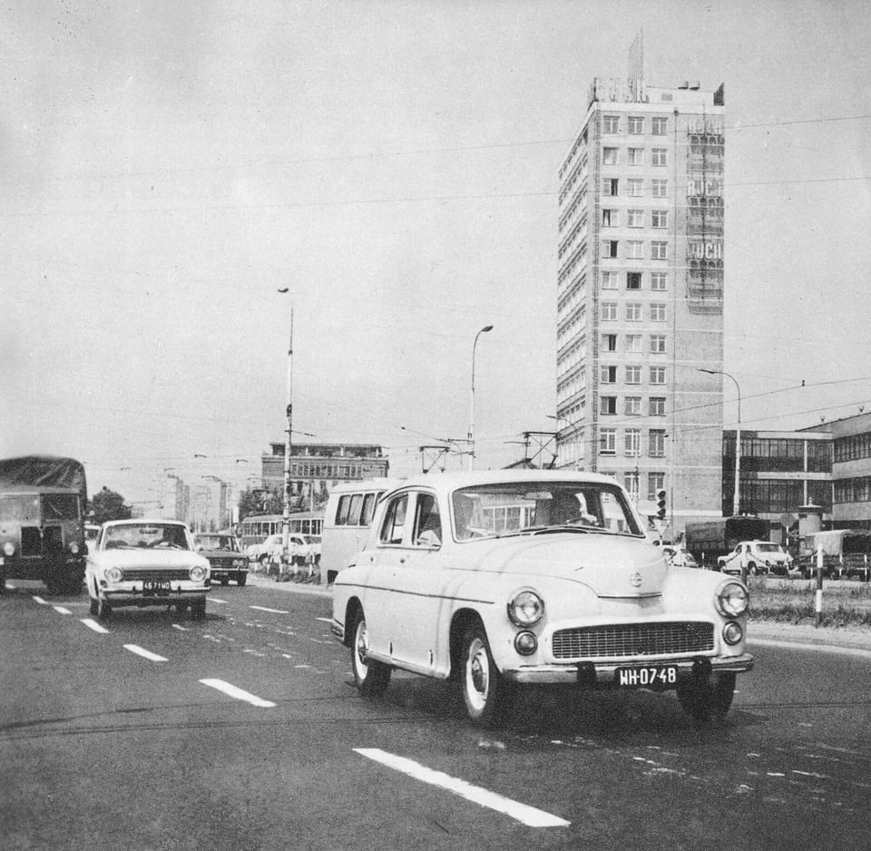 Kompleks RSW „Prasa” przy Towarowej 28, około 1971