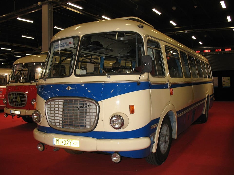 Jelcz 043 ‘ogórek’ from the KMKM Warszawa collection